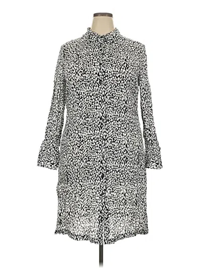 Pre-owned Bar Iii Casual Dress In Silver