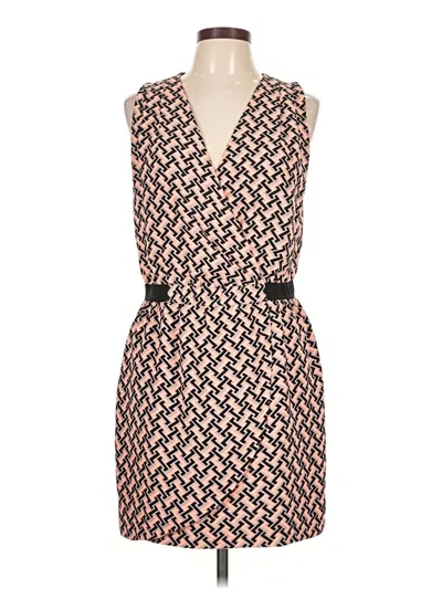 Pre-owned Bar Iii Casual Dress In Tan