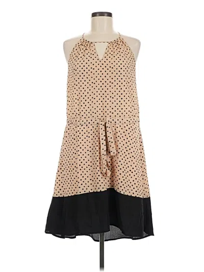 Pre-owned Bar Iii Casual Dress In Tan