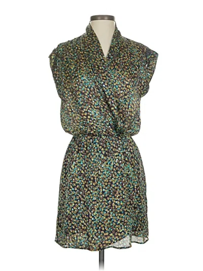 Pre-owned Bar Iii Casual Dress In Teal