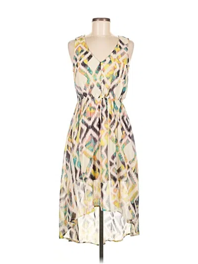 Pre-owned Bar Iii Casual Dress In White