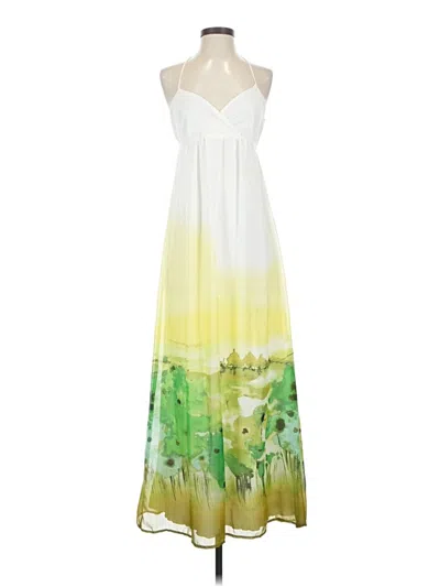 Pre-owned Bar Iii Casual Dress In White