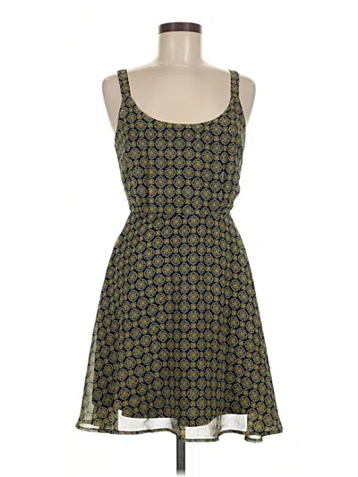 Pre-owned Bar Iii Casual Dress In Yellow