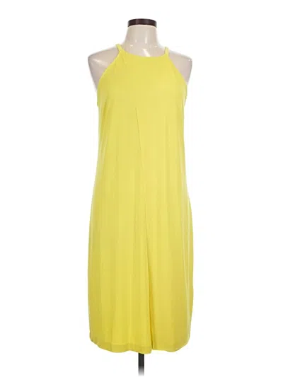 Pre-owned Bar Iii Casual Dress In Yellow