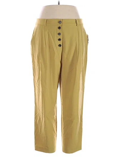 Pre-owned Bar Iii Casual Pants In Gold