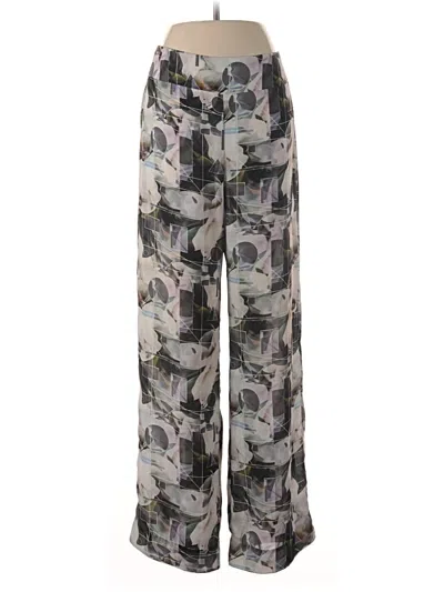 Pre-owned Bar Iii Casual Pants In Silver