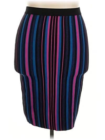 Pre-owned Bar Iii Casual Skirt In Black