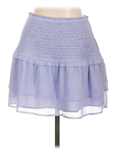 Pre-owned Bar Iii Casual Skirt In Blue