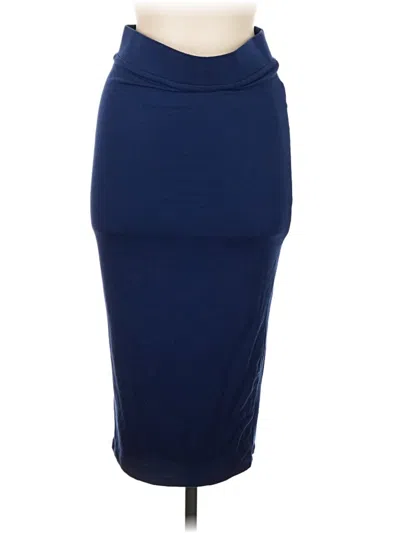 Pre-owned Bar Iii Casual Skirt In Blue