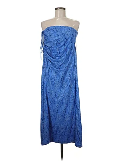 Pre-owned Bar Iii Casual Skirt In Blue