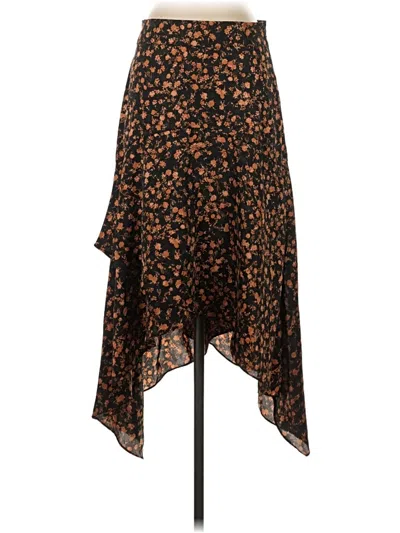 Pre-owned Bar Iii Casual Skirt In Brown