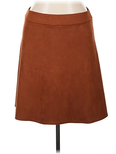 Pre-owned Bar Iii Casual Skirt In Brown