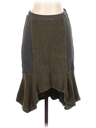 Pre-owned Bar Iii Casual Skirt In Gray