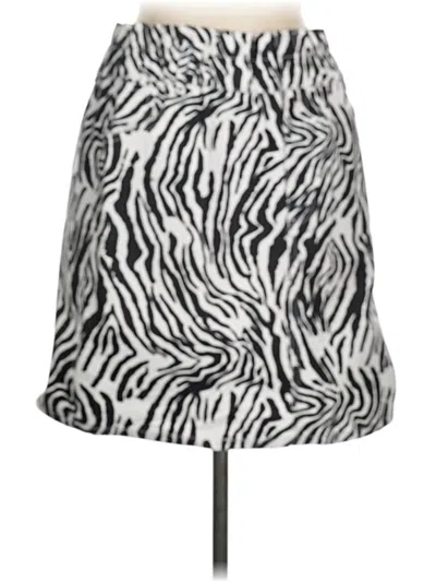 Pre-owned Bar Iii Casual Skirt In Gray
