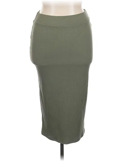 Pre-owned Bar Iii Casual Skirt In Green