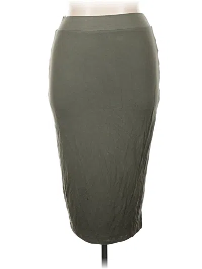 Pre-owned Bar Iii Casual Skirt In Green