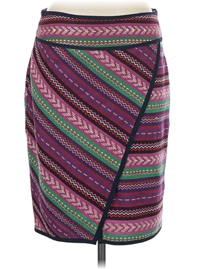 Pre-owned Bar Iii Casual Skirt In Purple