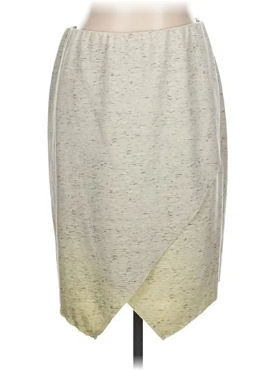 Pre-owned Bar Iii Casual Skirt In Silver