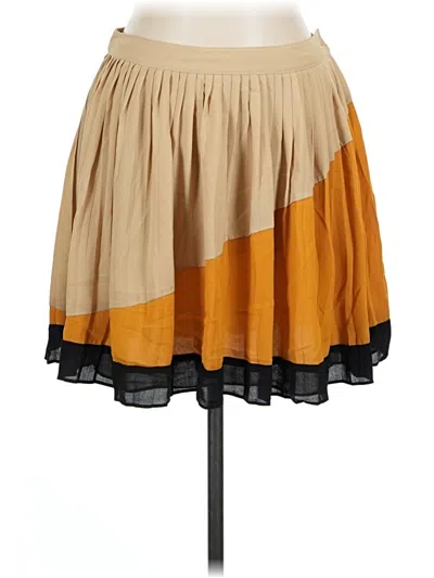 Pre-owned Bar Iii Casual Skirt In Tan