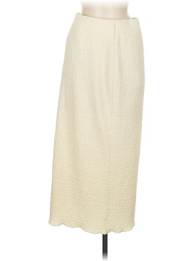 Pre-owned Bar Iii Casual Skirt In White