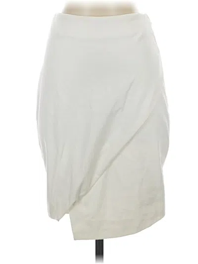 Pre-owned Bar Iii Casual Skirt In White