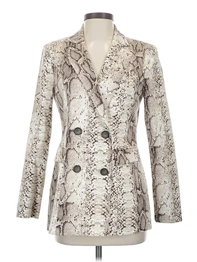 Pre-owned Bar Iii Coat In White