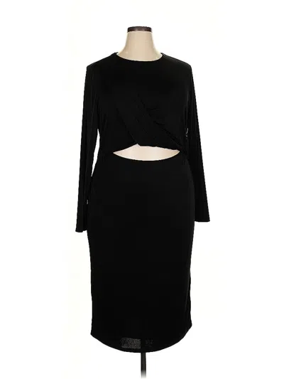 Pre-owned Bar Iii Cocktail Dress In Black