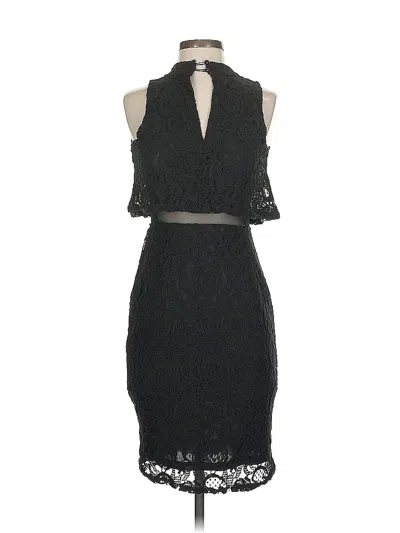 Pre-owned Bar Iii Cocktail Dress In Black