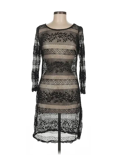 Pre-owned Bar Iii Cocktail Dress In Black