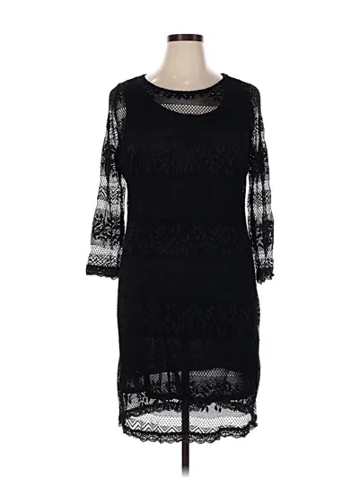 Pre-owned Bar Iii Cocktail Dress In Black