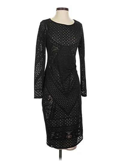 Pre-owned Bar Iii Cocktail Dress In Black