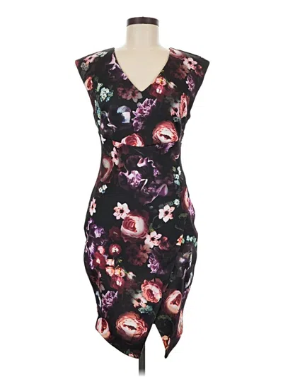 Pre-owned Bar Iii Cocktail Dress In Black