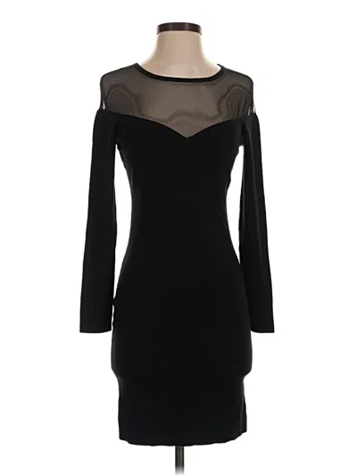 Pre-owned Bar Iii Cocktail Dress In Black