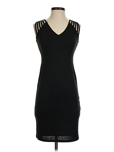 Pre-owned Bar Iii Cocktail Dress In Black