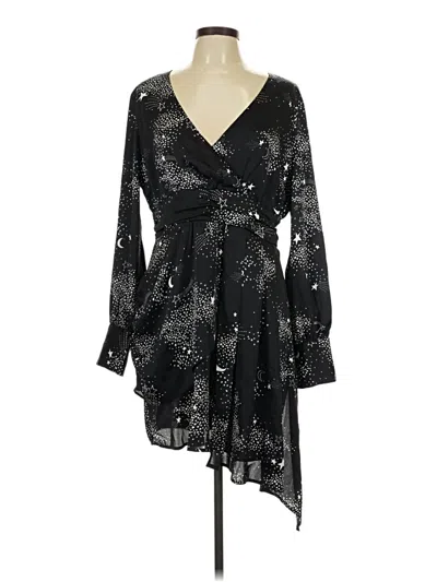 Pre-owned Bar Iii Cocktail Dress In Black
