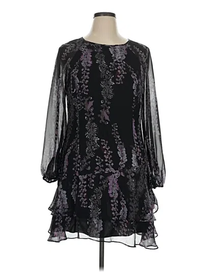 Pre-owned Bar Iii Cocktail Dress In Black
