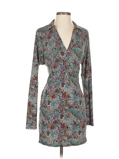 Pre-owned Bar Iii Cocktail Dress In Blue