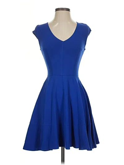 Pre-owned Bar Iii Cocktail Dress In Blue