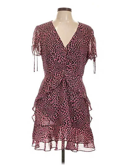 Pre-owned Bar Iii Cocktail Dress In Burgundy
