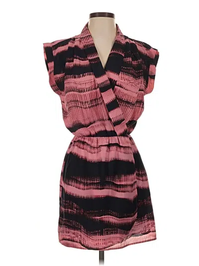 Pre-owned Bar Iii Cocktail Dress In Burgundy