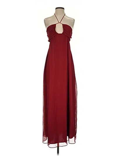 Pre-owned Bar Iii Cocktail Dress In Burgundy