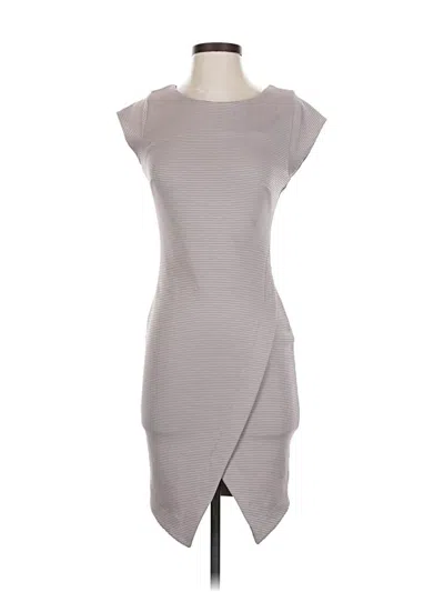 Pre-owned Bar Iii Cocktail Dress In Gray