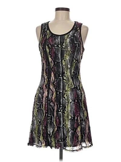 Pre-owned Bar Iii Cocktail Dress In Gray