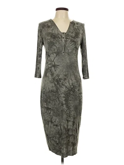 Pre-owned Bar Iii Cocktail Dress In Gray