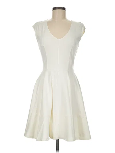 Pre-owned Bar Iii Cocktail Dress In Ivory