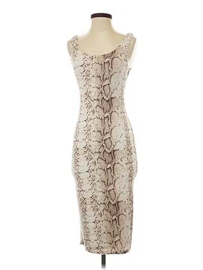 Pre-owned Bar Iii Cocktail Dress In Ivory
