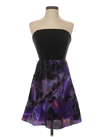 Pre-owned Bar Iii Cocktail Dress In Purple