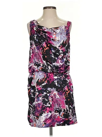 Pre-owned Bar Iii Cocktail Dress In Purple