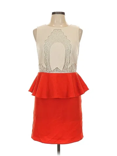 Pre-owned Bar Iii Cocktail Dress In Red