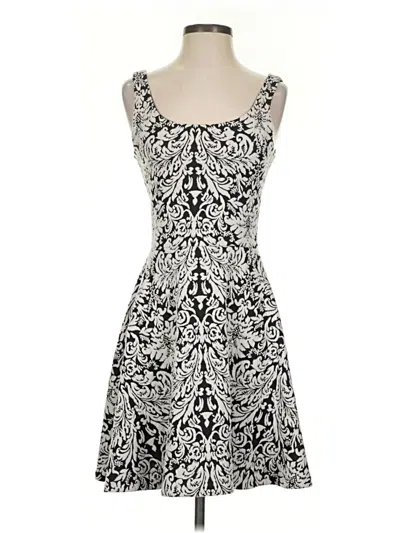 Pre-owned Bar Iii Cocktail Dress In Silver